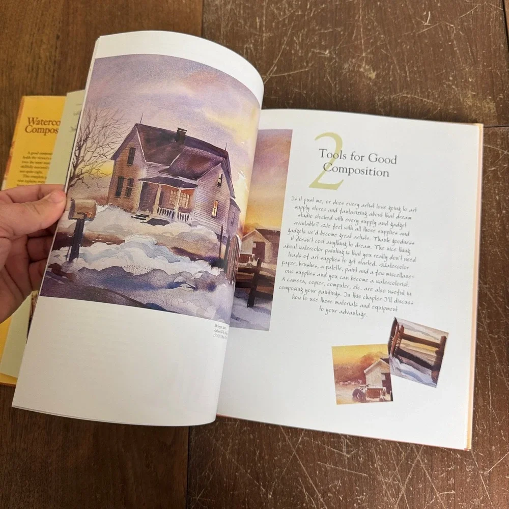 Watercolor Composition Made Easy hardback book‎ David R. Becker 1999